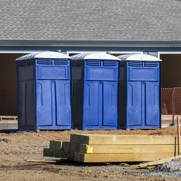 what is the maximum capacity for a single portable restroom in Columbia South Carolina